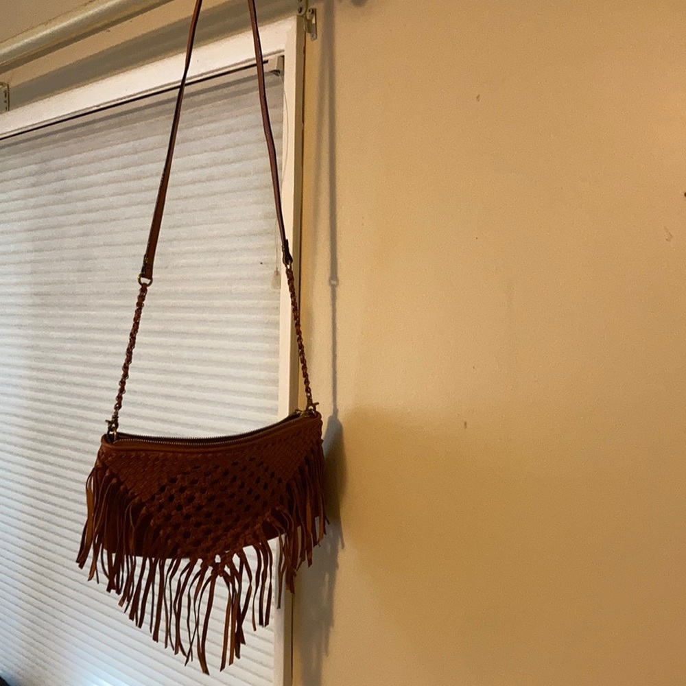 Elliott Lucca crossbody fringe purse